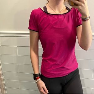 Magenta Nike Short Sleeve